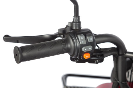 Трицикл электрический Wanshida LC-F200 60V 1000Вт (красный)