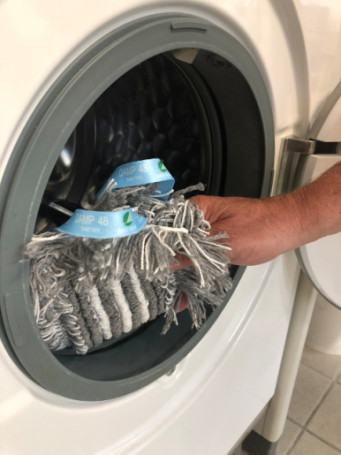 Моп с карманами Vikan (Damp 48 Heavy Duty, 40см, микрофибра, серый)