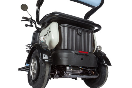 Трицикл электрический Rutrike Gelbert Vega (48/60V, 600W, голубой) (0000136-3064)