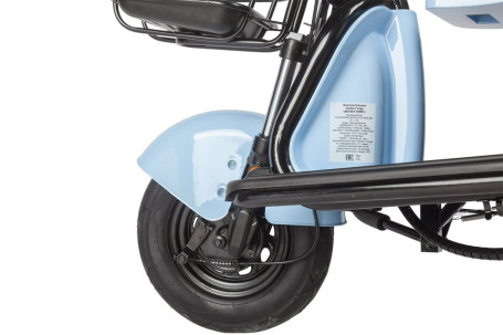 Трицикл электрический Rutrike Gelbert Vega (48/60V, 600W, голубой) (0000136-3064)