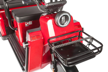 Трицикл электрический Wanshida LC-F200 60V 1000Вт (серый)