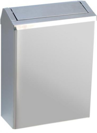 Контейнер для мусора Nofer настенный (23л, нерж., хром)