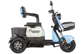 Трицикл электрический Rutrike Gelbert Vega (48/60V, 600W, красный)