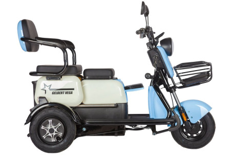 Трицикл электрический Rutrike Gelbert Vega (48/60V, 600W, красный) (0000136-3066)