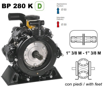 Мембранный насос Comet BP280 D (20 бар, 248 л/мин, ВОМ 1&quot;3/8)