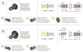 Мембранный насос Comet BP280 D (20 бар, 248 л/мин, ВОМ 1"3/8)