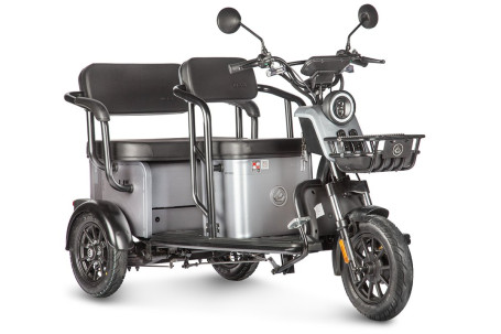 Трицикл электрический Wanshida UM+ 60V 1000Вт (серый)