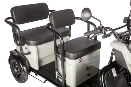 Трицикл электрический Wanshida UM+ 60V 1000Вт (серый)