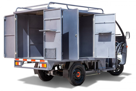 Трицикл электрический Rutrike КАРГО 1800 60V/1000W (серый)