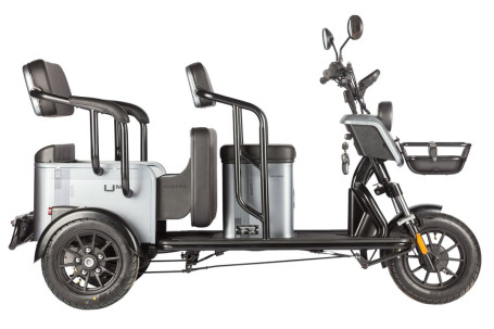 Трицикл электрический Wanshida UM+ 60V 1000Вт (красный)