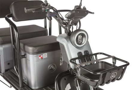 Трицикл электрический Wanshida UM+ 60V 1000Вт (красный)