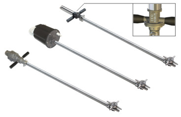 Держатель моечной головки МI85 (915мм, 22л/мин, 140бар, 90гр, нерж, вх.3/4"г)