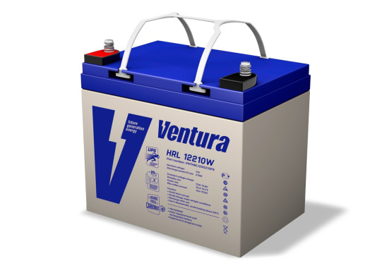 Тяговый аккумулятор Ventura HRL 12210W (12В, 44Ач, AGM)