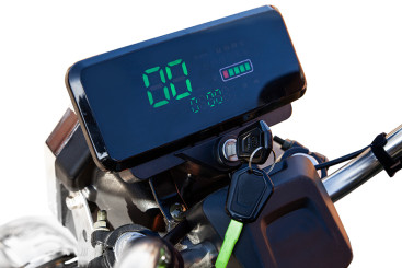 Трицикл электрический Rutrike Маяк 1500 60V1000W (темно-синий матовый)