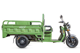 Трицикл электрический Rutrike Маяк 1500 60V1000W (темно-синий матовый)