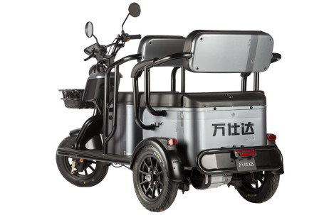 Трицикл электрический Wanshida UM+ 60V 1000Вт (черный)
