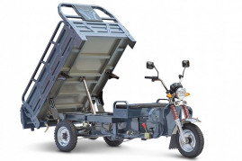 Трицикл электрический Rutrike Титан 2000 60V1500W (гидравлика, серый)