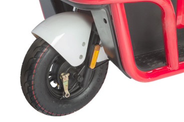 Трицикл электрический Wanshida DOUHAO (60V, 800W, черно-бело-красный)