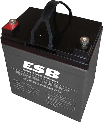 Тяговый аккумулятор ESB HTL12-35 (28Ач, 12В, Gel)