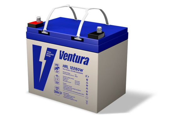 Тяговый аккумулятор Ventura HRL 12260W (12В, 54Ач, AGM)