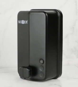 Диспенсер для мыла Nofer INOXevo (нажимной, черный)