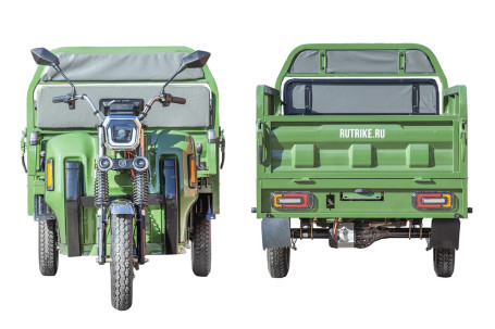  Трицикл электрический Rutrike Маяк 1500 60V1000W (серый)