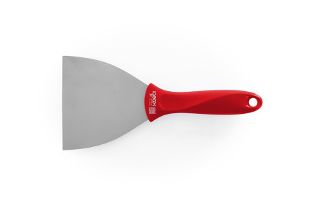 Скребок IGEAX ручной (нерж, 110мм, красный)