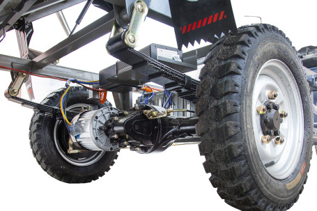 Трицикл электрический Rutrike Титан NEXT 2000 60V1500W (темно-зеленый) (023965-2795)