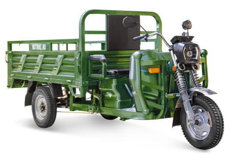 Трицикл электрический Rutrike Титан NEXT 2000 60V1500W (темно-зеленый) (023965-2795)