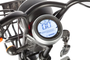 Трицикл электрический Wanshida HOT HATCH (60V, 650W, черно-синий)