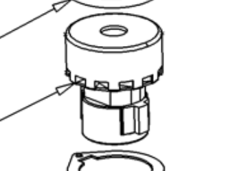 Вакуумный мотор MOCC00417 (480Вт, 24В, D-145мм, H-164мм, h-69мм) IPC