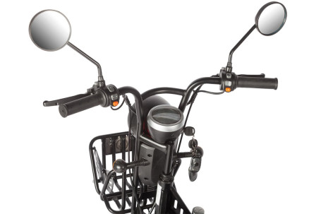 Трицикл электрический Wanshida HOT HATCH (60V, 650W, черно-зеленый) (0000288-3072)