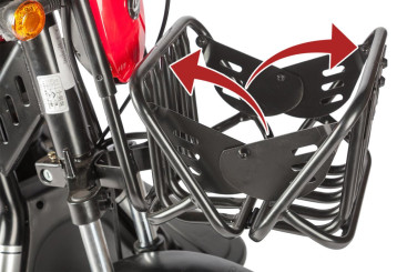 Трицикл электрический Wanshida HOT HATCH (60V, 650W, черно-красный)