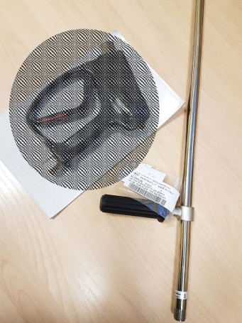 Копье с рукояткой (80см, 1/2"ш/1/2"г, 500бар, нерж, для 84-RL 204) PA