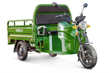 Трицикл электрический Rutrike Мастер 1500 60V1000W (темно-зеленый)