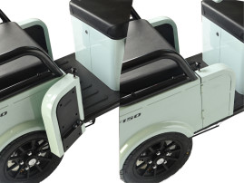 Трицикл электрический Wanshida LC-F150 60V 1000Вт (серый)