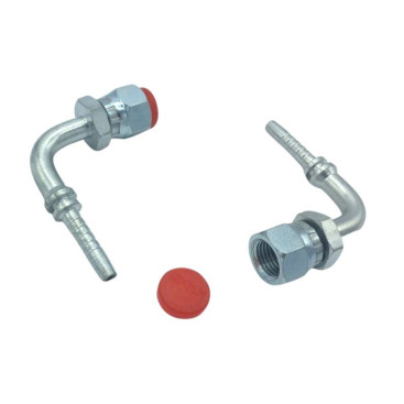 Фитинг высокого давления DKI (DN12, М18х1.5г, 90гр, оцинк) RC