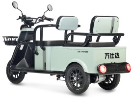 Трицикл электрический Wanshida LC-F150 60V 1000Вт (зеленый)