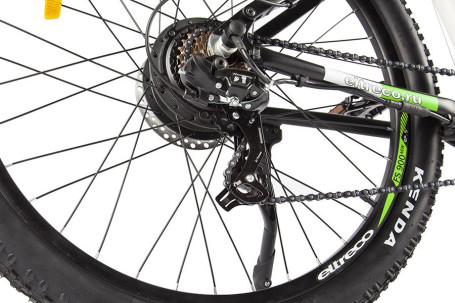 Электровелосипед Eltreco FS900 new (черно-зеленый)