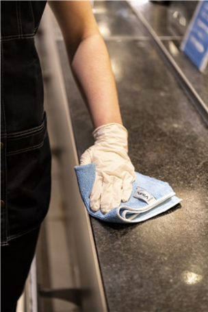 Салфетка Vikan (32х32см, синий)