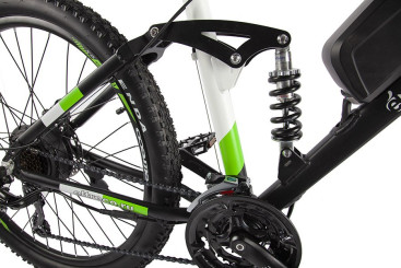 Электровелосипед Eltreco FS900 new (зелено-белый)