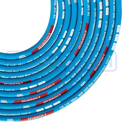 Шланг пищевой SELWASH/1 (250бар, 1SC, DN06, DIN EN 853, м.пог.)