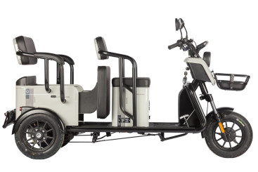 Трицикл электрический Wanshida LC300 (60V, 1000W, серый)