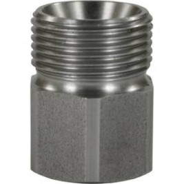 Переходник М22х1.5ш-1/4"г (нерж, 500бар) R+M