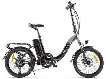 Электровелосипед VOLTECO FLEX (черно-серый)