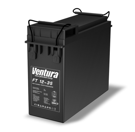 Тяговый аккумулятор Ventura FT 12-35 (12В, 35Ач, AGM) (FT 12-35)