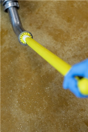 Щетка-ерш для очистки труб Vikan (D63 мм, желтый)