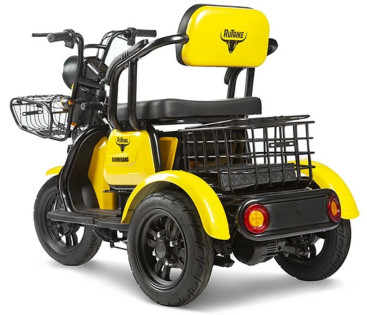 Трицикл электрический Rutrike Бумеранг (желтый)