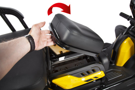 Трицикл электрический Rutrike Бумеранг (желтый)