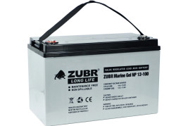 Тяговый аккумулятор ZUBR MG NP12-100 (12В, 100Ач, GEL)